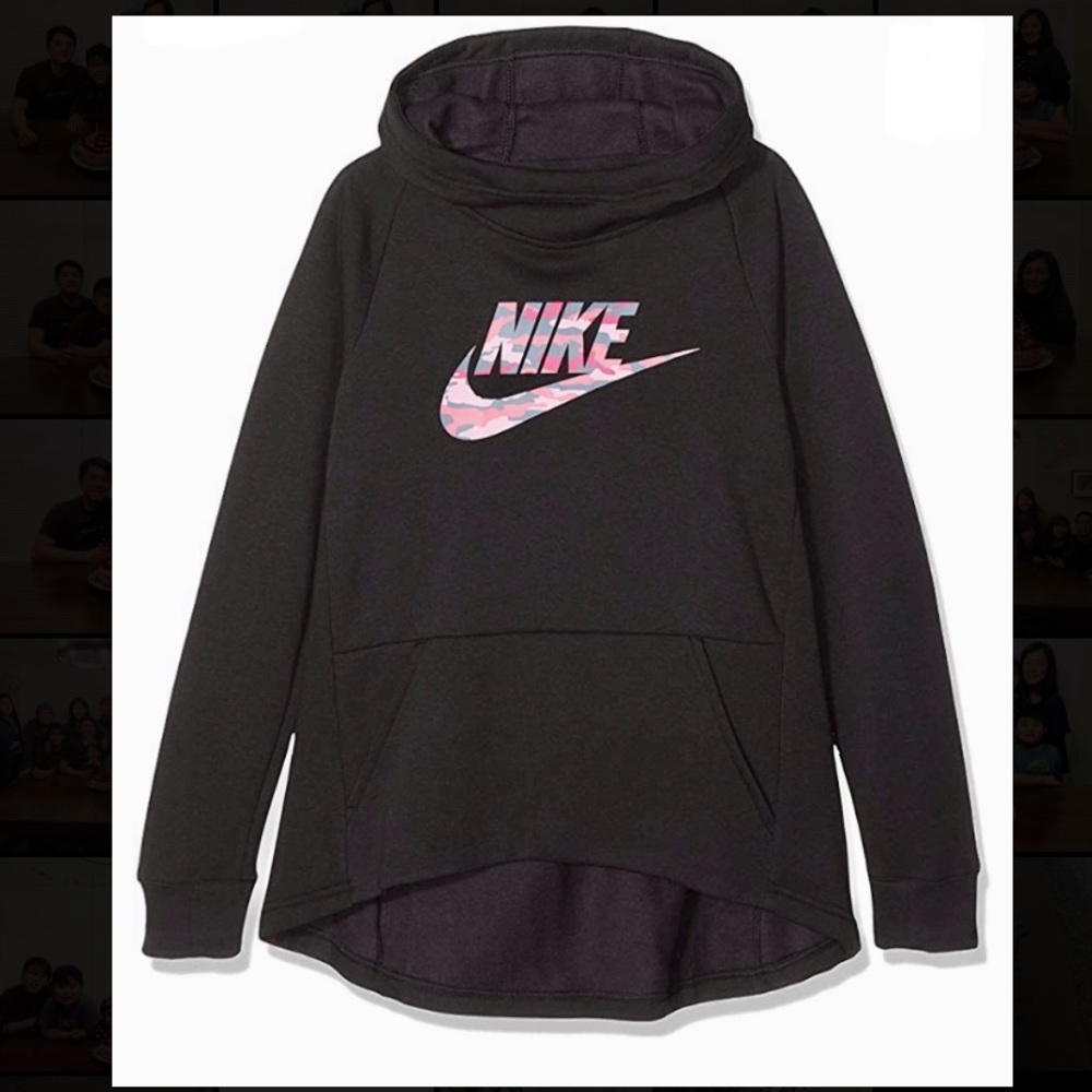 Nike Girls Camo Pullover size L